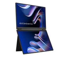 Asus ASUS ZenScreen Duo MB14FCD Draagbare monitor Zwart 35,6 cm (14") LCD 1920 x 1200 Pixels