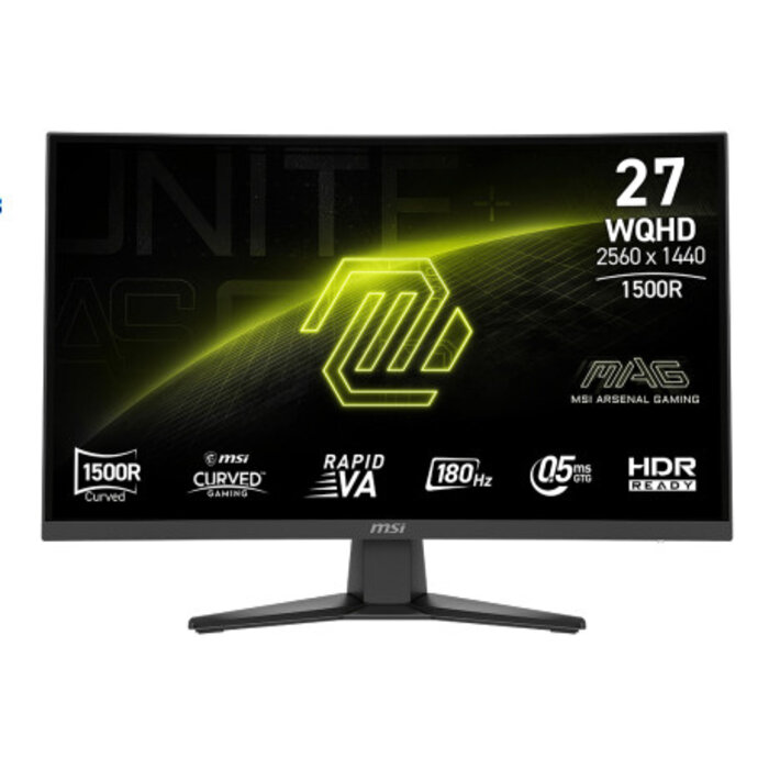 MSI MSI MAG 275CQFDE E18 computer monitor 68,6 cm (27") 2560 x 1440 Pixels Wide Quad HD LED Zwart