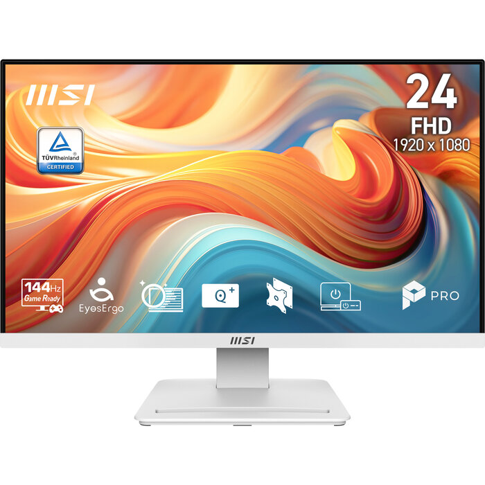 MSI MSI Pro MP241W E14V computer monitor 60,5 cm (23.8") 1920 x 1080 Pixels Full HD LCD Wit