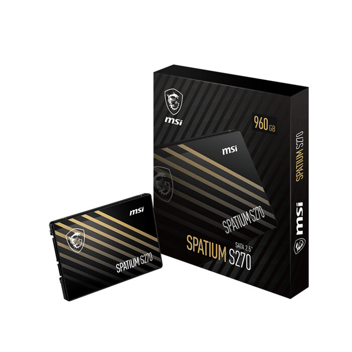 MSI MSI Spatium S270 SATA 2.5 960GB 2.5" SATA III 3D NAND