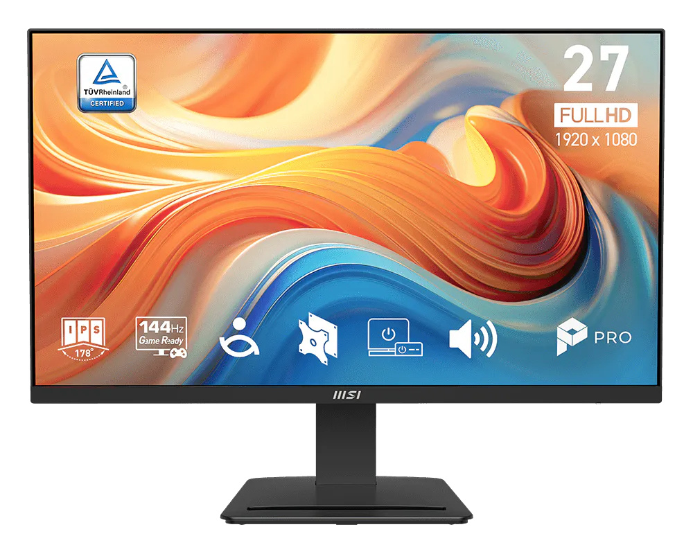MSI MSI Pro MP273DE E14A computer monitor 68,6 cm (27") 1920 x 1080 Pixels Full HD LCD Zwart