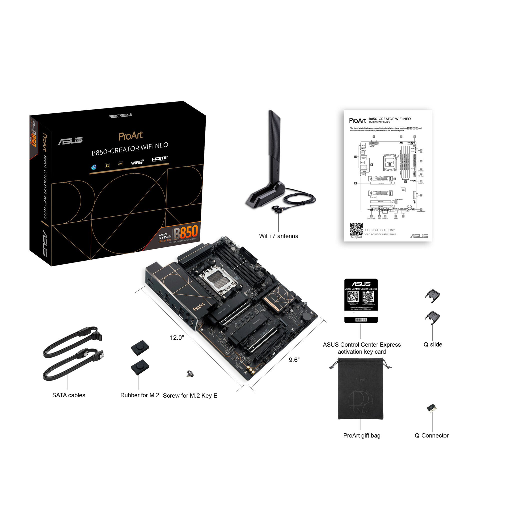 Asus ASUS PROART B850-CREATOR WIFI NEO AMD B850 Socket AM5 ATX