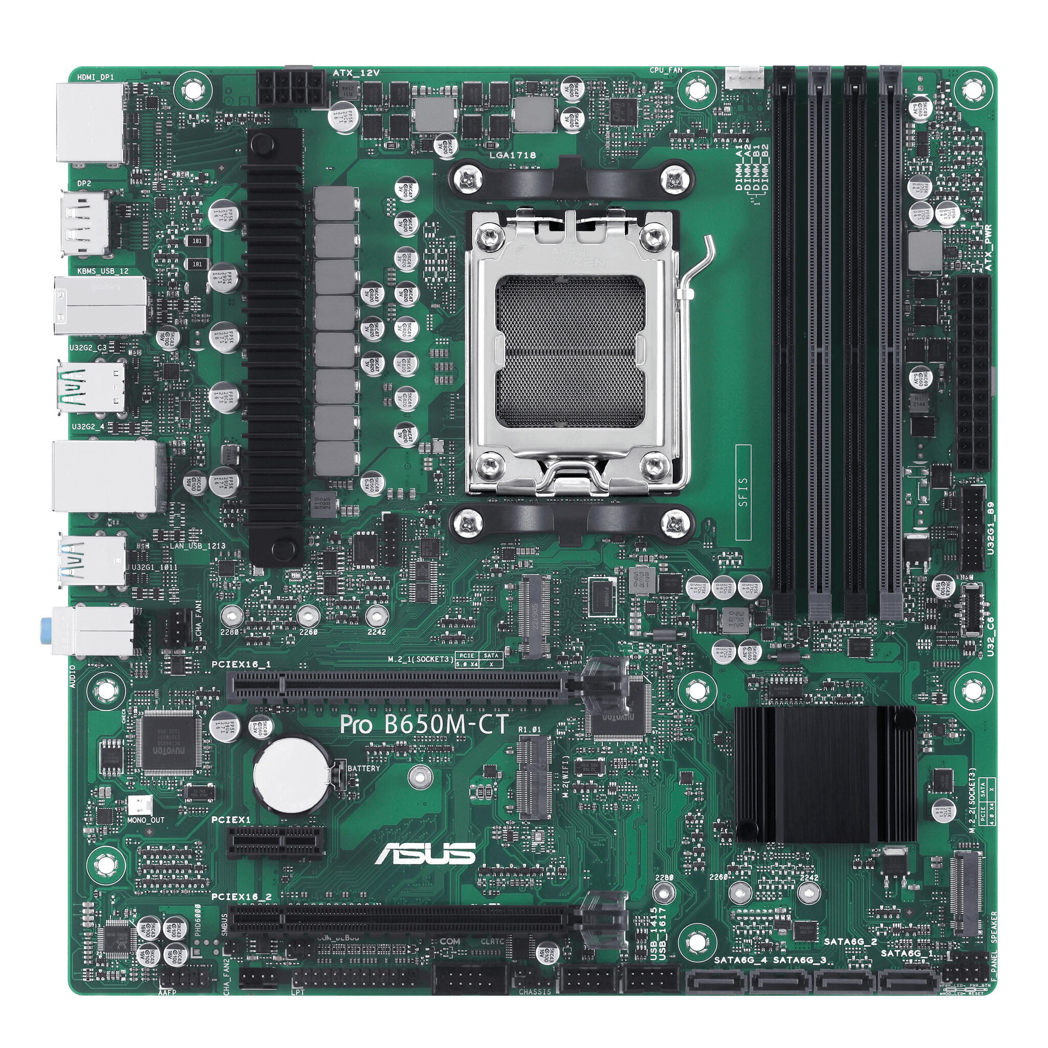 Asus ASUS PRO B650M-CT-CSM AMD B650 Socket AM5 micro ATX
