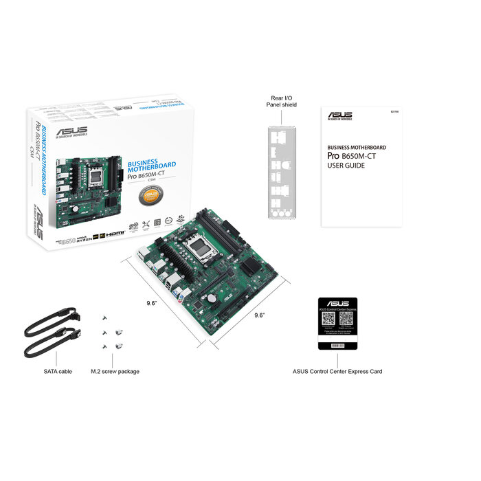 Asus ASUS PRO B650M-CT-CSM AMD B650 Socket AM5 micro ATX