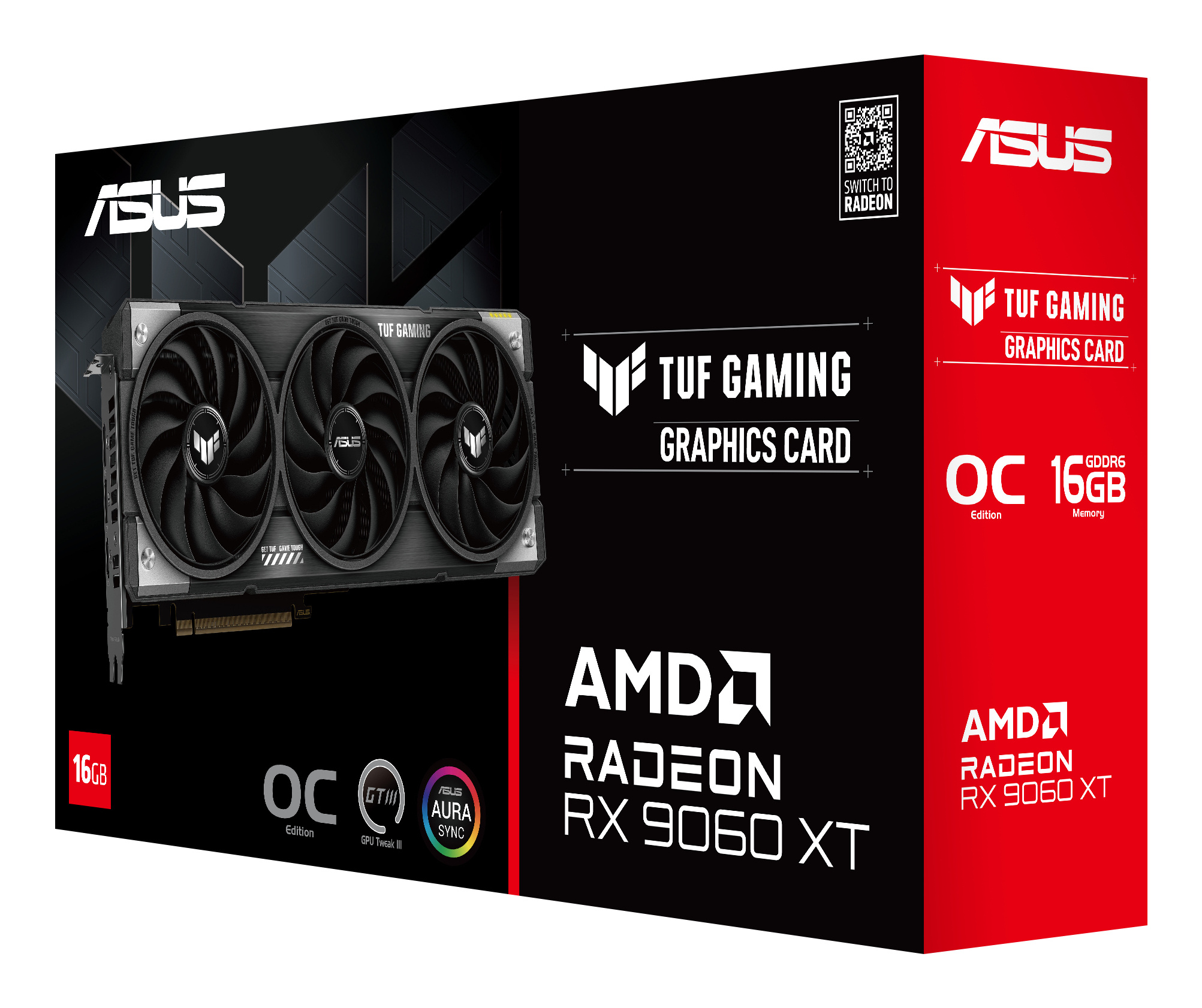 Asus ASUS TUF Gaming TUF-RX9060XT-O16G-GAMING AMD Radeon RX 9060 XT 16 GB GDDR6