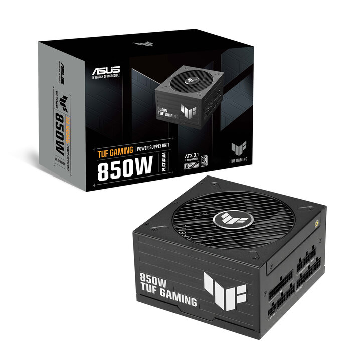 Asus ASUS TUF Gaming 850W Platinum power supply unit 20+4 pin ATX ATX Zwart