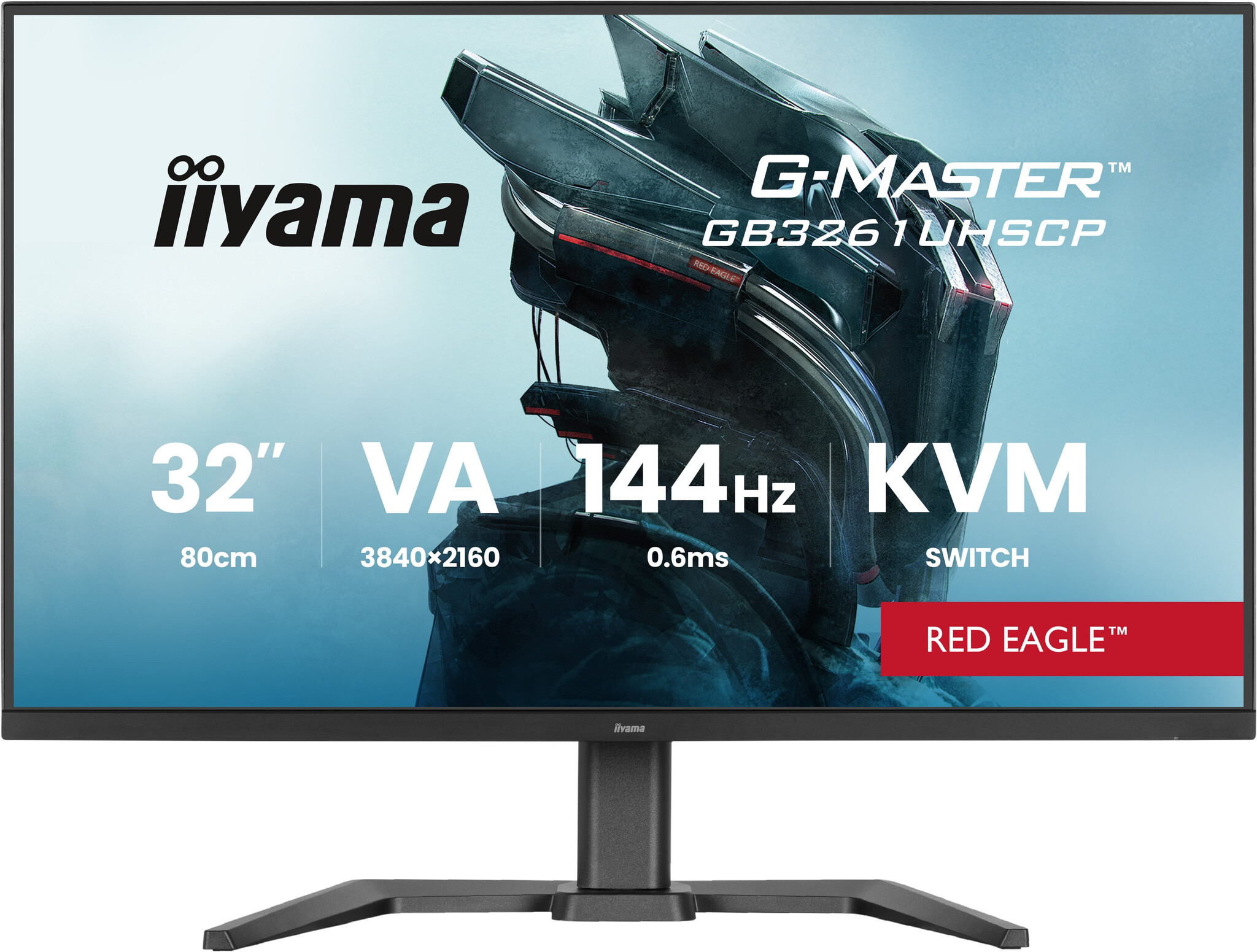 iiyama iiyama G-MASTER GB3261UHSCP-B1 computer monitor 80 cm (31.5") 3840 x 2160 Pixels 4K Ultra HD LED Zwart