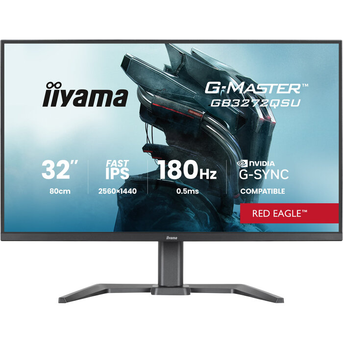 iiyama iiyama G-MASTER GB3272QSU-B1 computer monitor 80 cm (31.5") 2560 x 1440 Pixels Quad HD LED Zwart