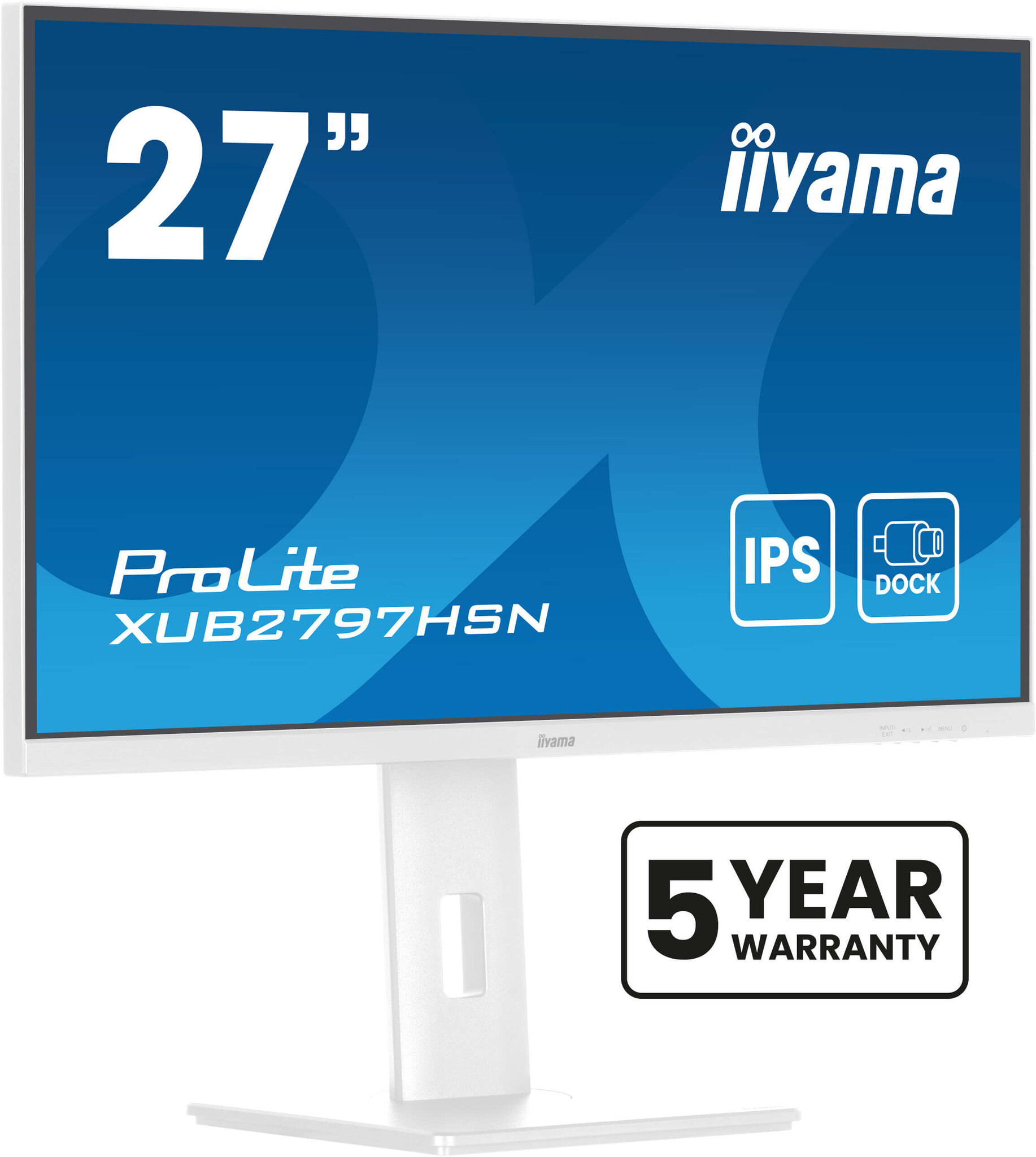 iiyama iiyama ProLite XUB2797HSN-W2 computer monitor 68,6 cm (27") 1920 x 1080 Pixels Full HD LED Wit