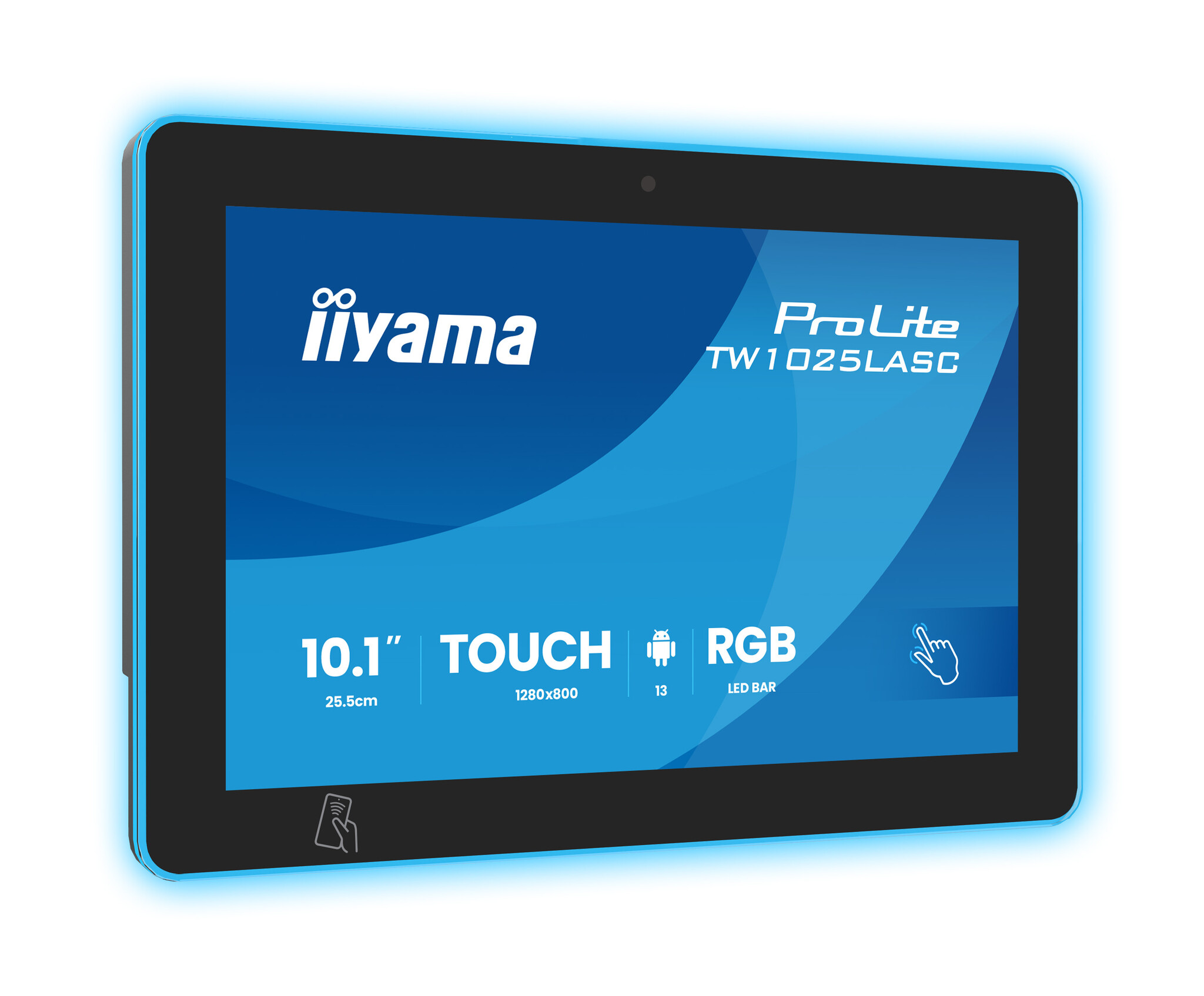 iiyama iiyama ProLite TW1025LASC-B3PNR computer monitor 25,6 cm (10.1") 1280 x 800 Pixels WXGA LED Touchscreen Multi-gebruiker Zwart