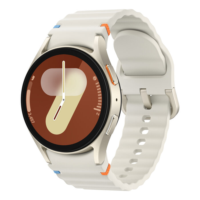 Samsung Samsung Galaxy Watch7 3,3 cm (1.3") AMOLED 40 mm Digitaal 432 x 432 Pixels Touchscreen 4G Crème Wifi GPS