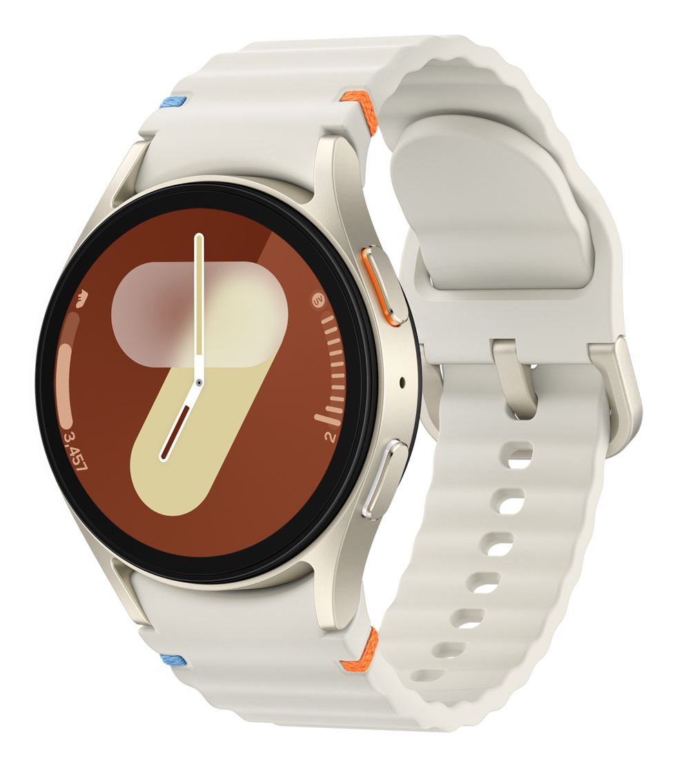 Samsung Samsung Galaxy Watch7 3,3 cm (1.3") AMOLED 40 mm Digitaal 432 x 432 Pixels Touchscreen 4G Crème Wifi GPS