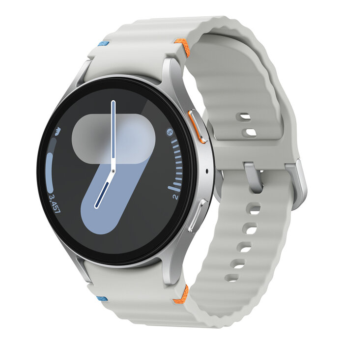 Samsung Samsung Galaxy Watch7 3,81 cm (1.5") AMOLED 44 mm Digitaal 480 x 480 Pixels Touchscreen 4G Zilver Wifi GPS