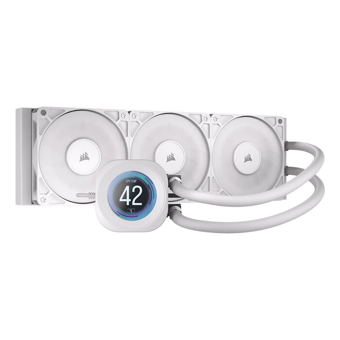 Corsair Corsair Nautilus 360 RS Processor Alles-in-één vloeistofkoeler 12 cm Wit