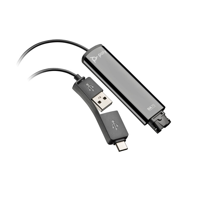 Hewlett & Packard INC. HP Poly DA75 USB naar QD adapter