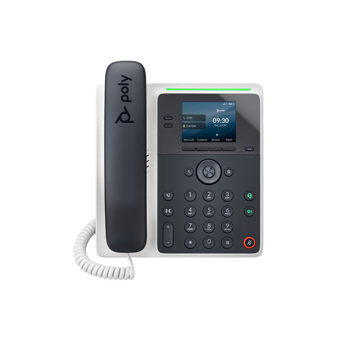 Hewlett & Packard INC. HP Poly Edge E100 IP-telefoon met PoE-ondersteuning