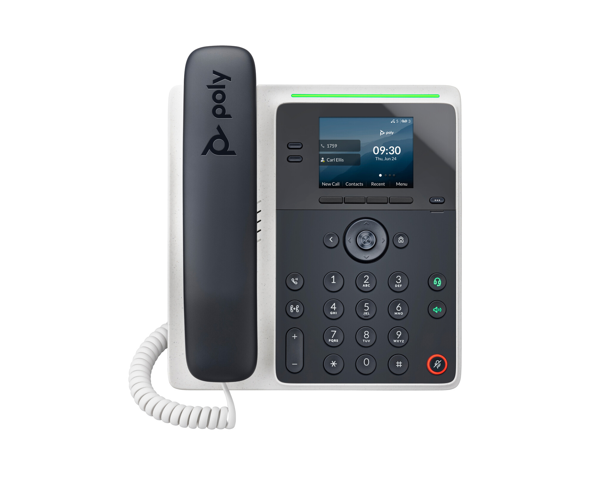 Hewlett & Packard INC. HP Poly Edge E100 IP-telefoon met PoE-ondersteuning