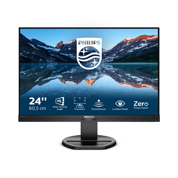 Philips Philips B Line 240B9/00 computer monitor 61,2 cm (24.1") 1920 x 1200 Pixels WUXGA LED Zwart