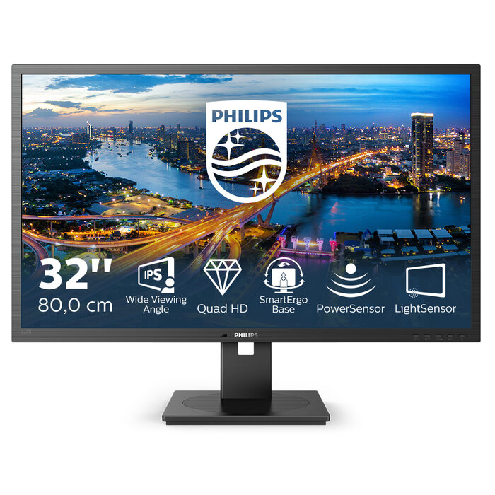 Philips Philips B Line 325B1L/00 computer monitor 80 cm (31.5") 2560 x 1440 Pixels 2K Ultra HD LCD Zwart