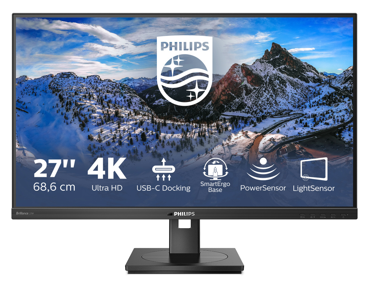 Philips Philips 279P1/00 computer monitor 68,6 cm (27") 3840 x 2160 Pixels 4K Ultra HD LED Zwart