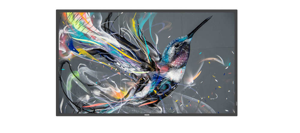 Philips Philips Signage Solutions Q-Line Digitale signage flatscreen 139,7 cm (55") IPS 400 cd/m² 4K Ultra HD Zwart