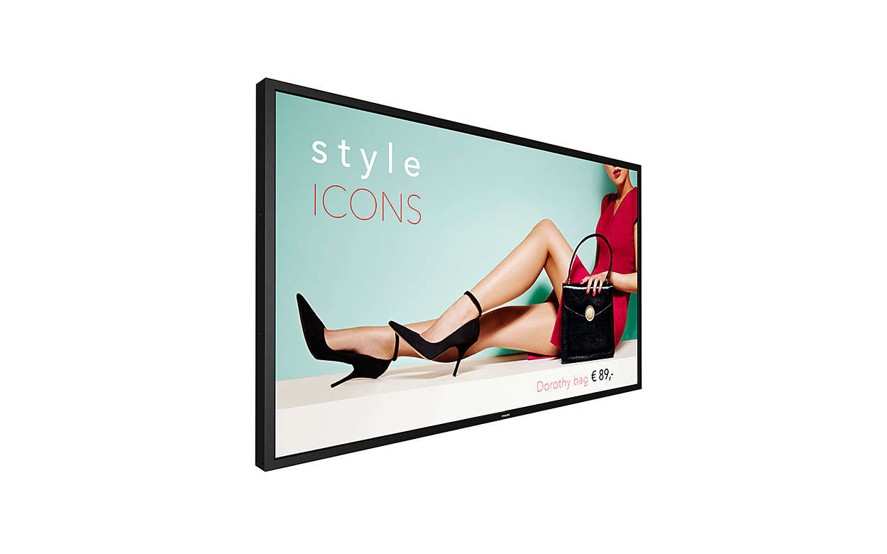 Philips Philips 55BDL4002H Digitale signage flatscreen 139,7 cm (55") LCD 2500 cd/m² Full HD Zwart Android 24/7