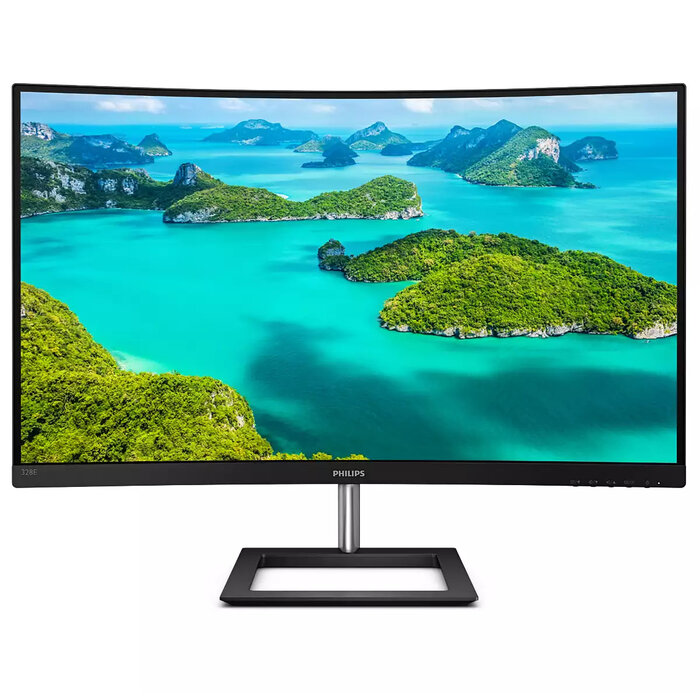 Philips Philips E Line 328E1CA/00 computer monitor 80 cm (31.5") 3840 x 2160 Pixels 4K Ultra HD LCD Zwart