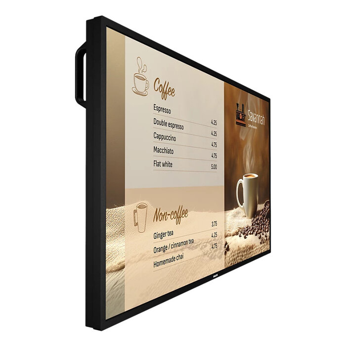 Philips Philips 6000 series 43BDL6017P Digitale signage flatscreen 108 cm (42.5") LCD 800 cd/m² 4K Ultra HD Zwart Type processor Android 14 24/7