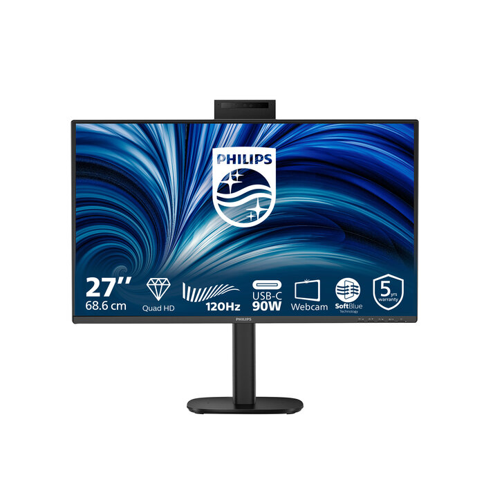 Philips Philips 3000 series 27B2U3601H/00 computer monitor 68,6 cm (27") 2560 x 1440 Pixels Quad HD LCD Zwart