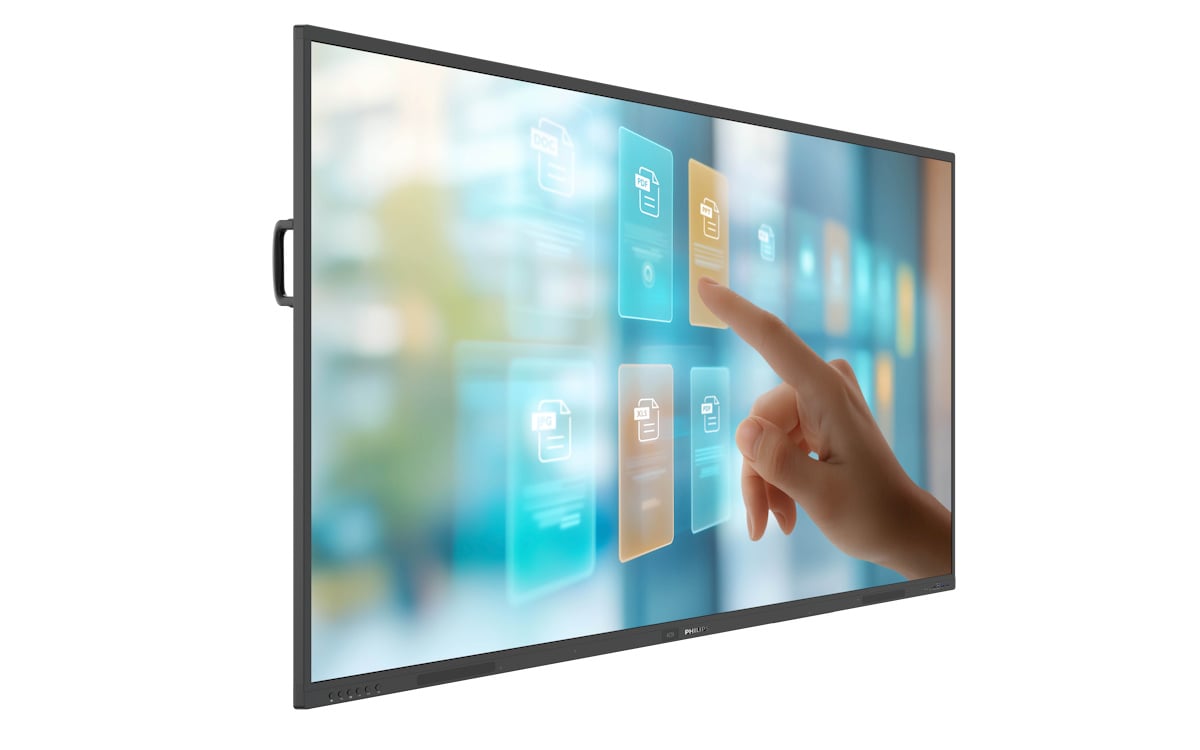 Philips Philips 86BDL4252E/00 beeldkrant Interactief flatscreen 2,18 m (86") LED Wifi 400 cd/m² 4K Ultra HD Zwart Touchscreen Type processor Android 14