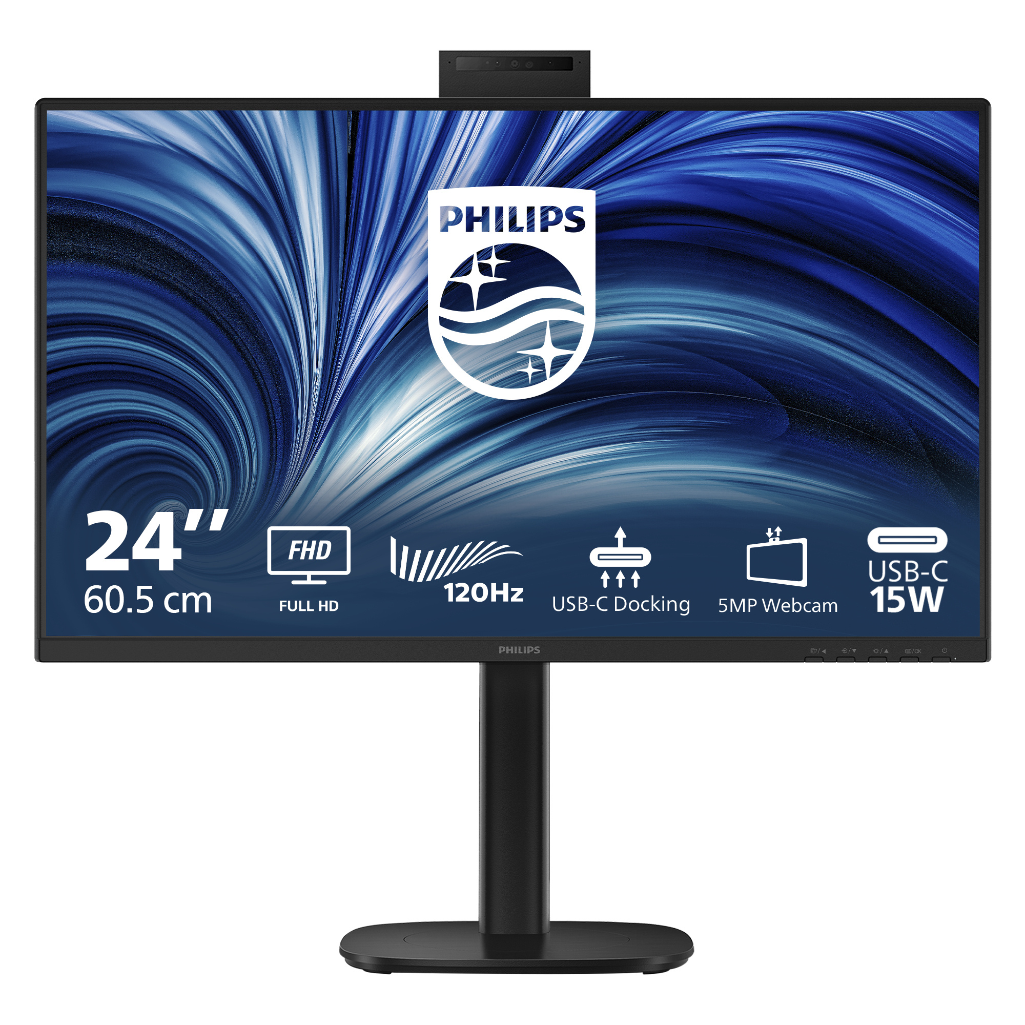 Philips Philips 3000 series 24B2U3301H/00 computer monitor 60,5 cm (23.8") 1920 x 1080 Pixels Full HD LCD Zwart
