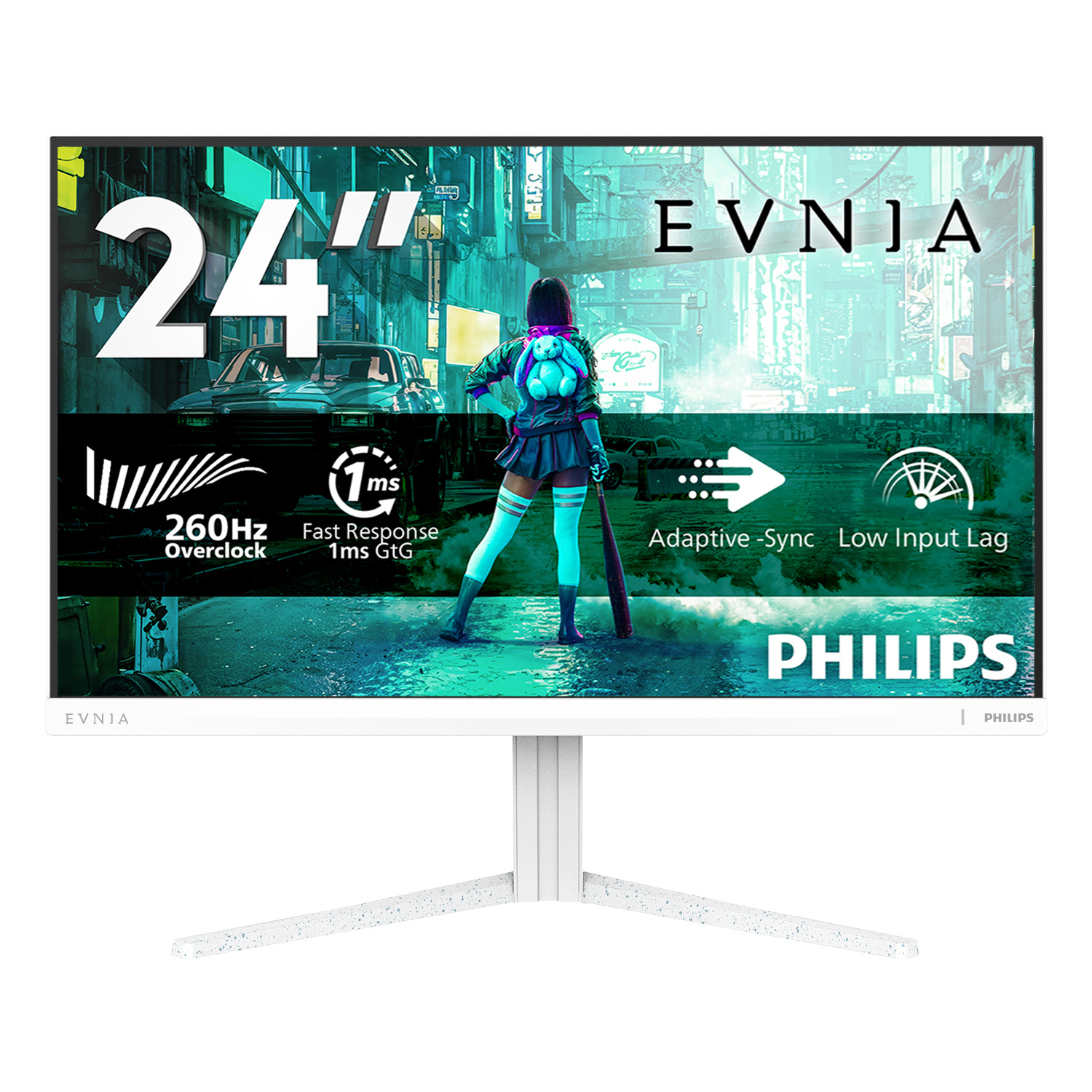 Philips Philips Evnia 3000 24M2N3201PL/00 computer monitor 60,5 cm (23.8") 1920 x 1080 Pixels Full HD LCD Wit