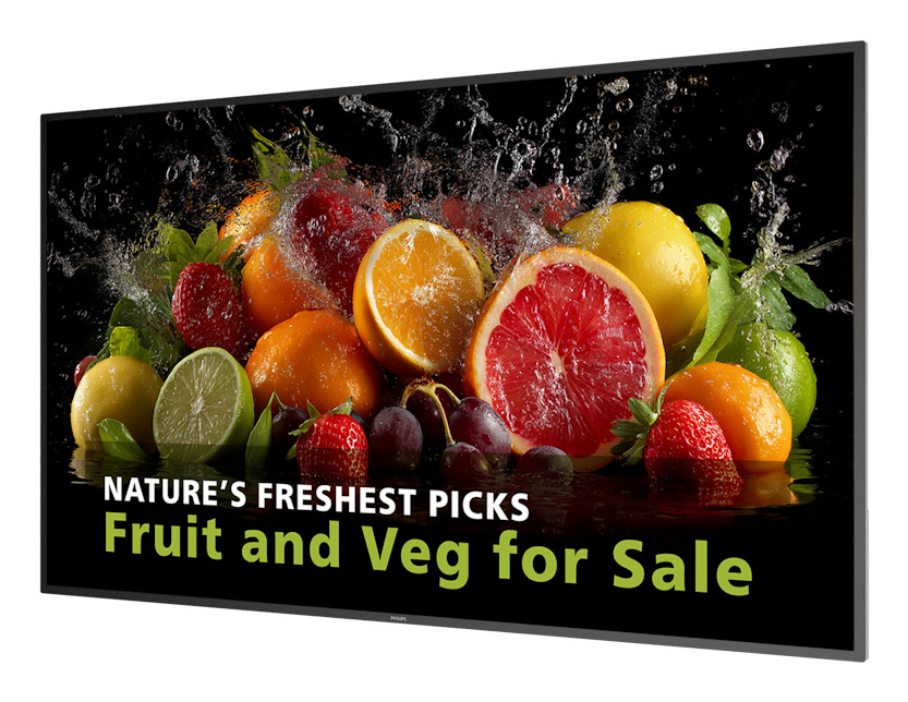 Philips Philips 5000 series 98BDL5050D/00 beeldkrant 2,49 m (98") LCD Wifi 600 cd/m² Full HD Zwart Type processor Android