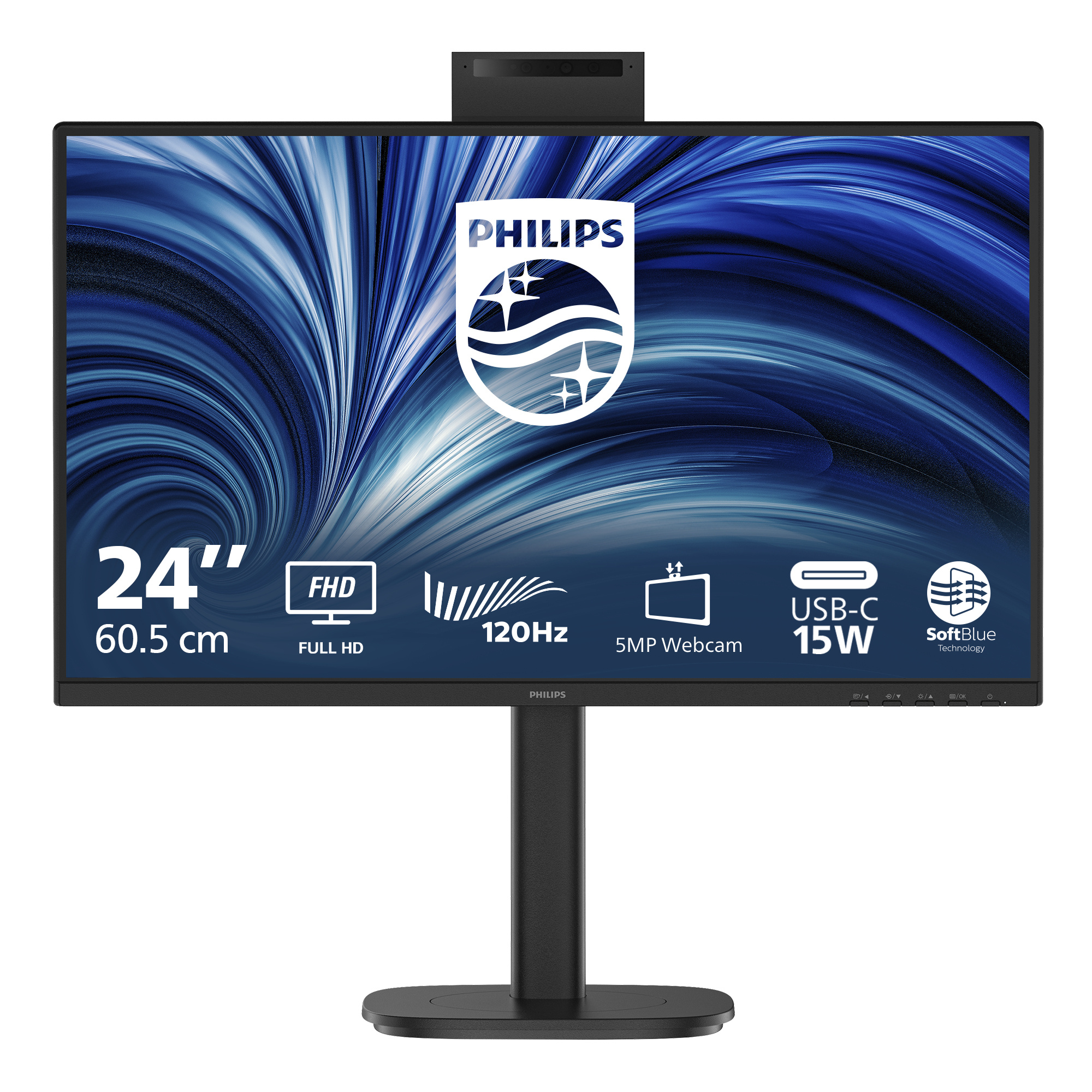 Philips Philips 3000 series 24B2N3200JH/00 computer monitor 60,5 cm (23.8") 1920 x 1080 Pixels Full HD LCD Zwart
