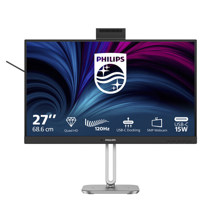 Philips Philips 4000 series 27B2U4601H/00 computer monitor 68,6 cm (27") 2560 x 1440 Pixels Quad HD LCD Zwart
