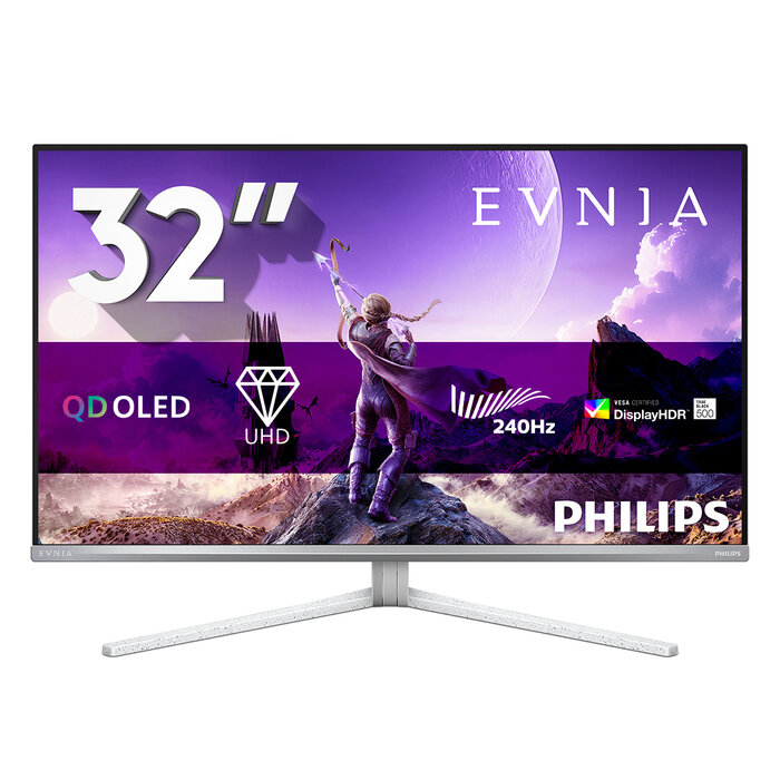 Philips Philips Evnia 8000 32M2N8900P/00 computer monitor 80 cm (31.5") 3840 x 2160 Pixels 4K Ultra HD QD-OLED Wit