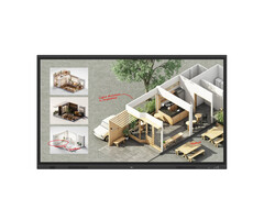 LG LG CreateBoard Standard interactief whiteboard 190,5 cm (75") 3840 x 2160 Pixels Touchscreen Zwart
