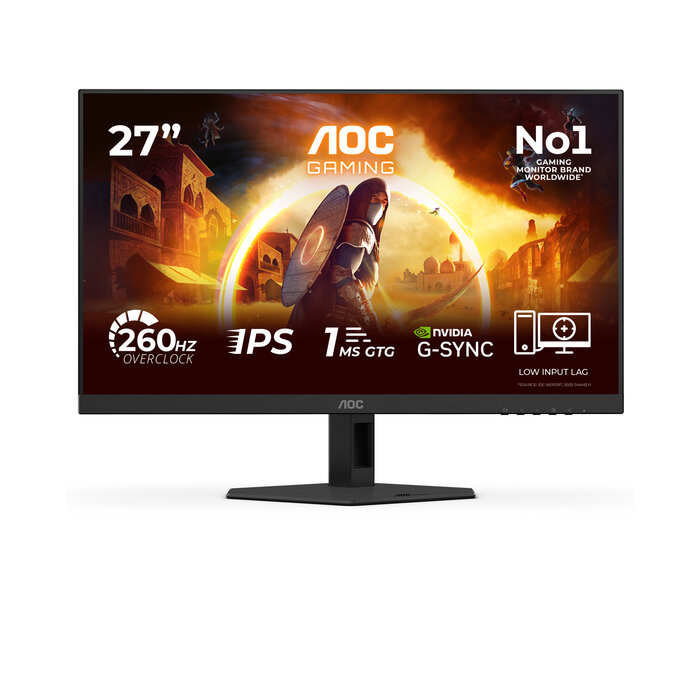 AOC AOC G4 27G4ZRE computer monitor 68,6 cm (27") 1920 x 1080 Pixels Full HD LED Zwart, Rood