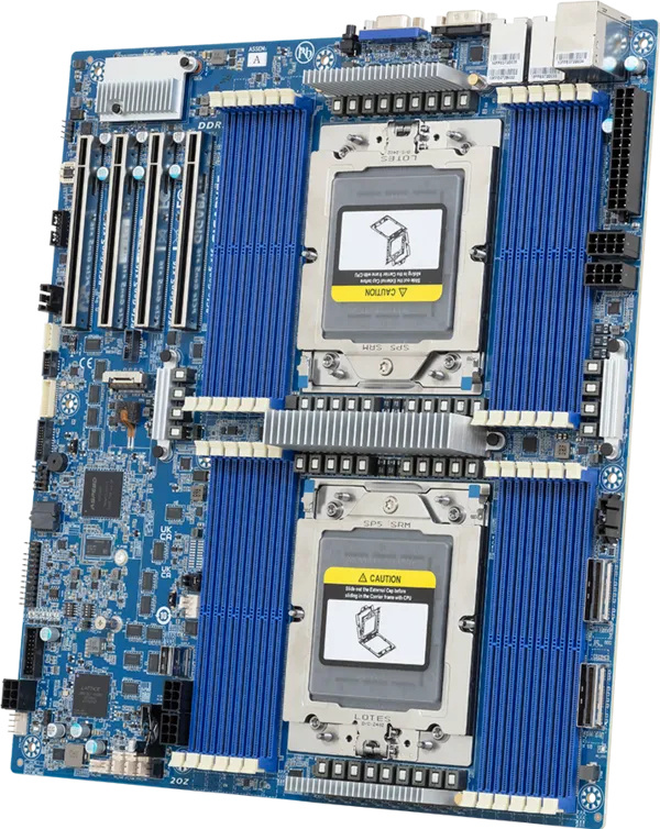 Gigabyte GIGABYTE MZ73-LM2 (Rev. 3.x) Socket SP5 Verlengd ATX