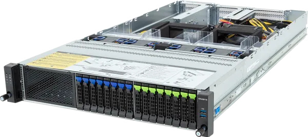 Gigabyte GIGABYTE R283-ZF1-AAL1 LGA 6096 Rack (2U) Zwart, Staal