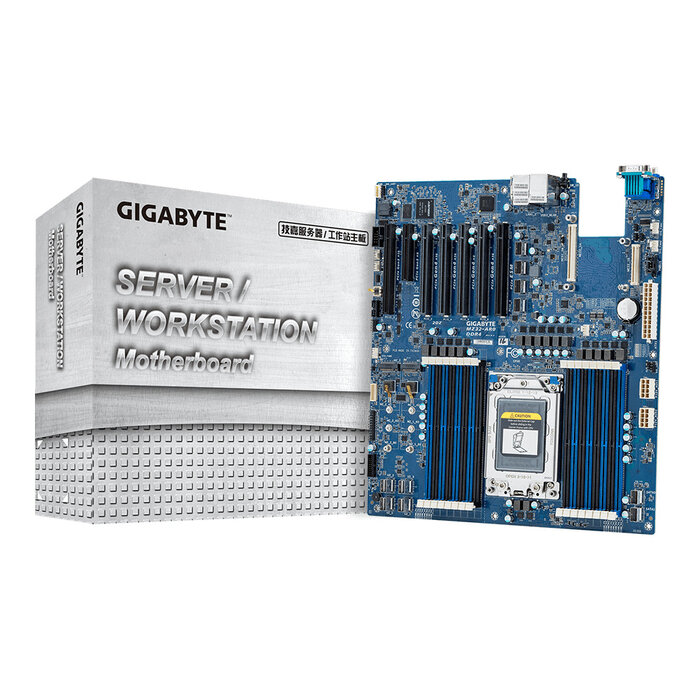 Gigabyte GIGABYTE MZ32-AR0 moederbord Systeem op een chip (SOC) Socket SP3 Verlengd ATX