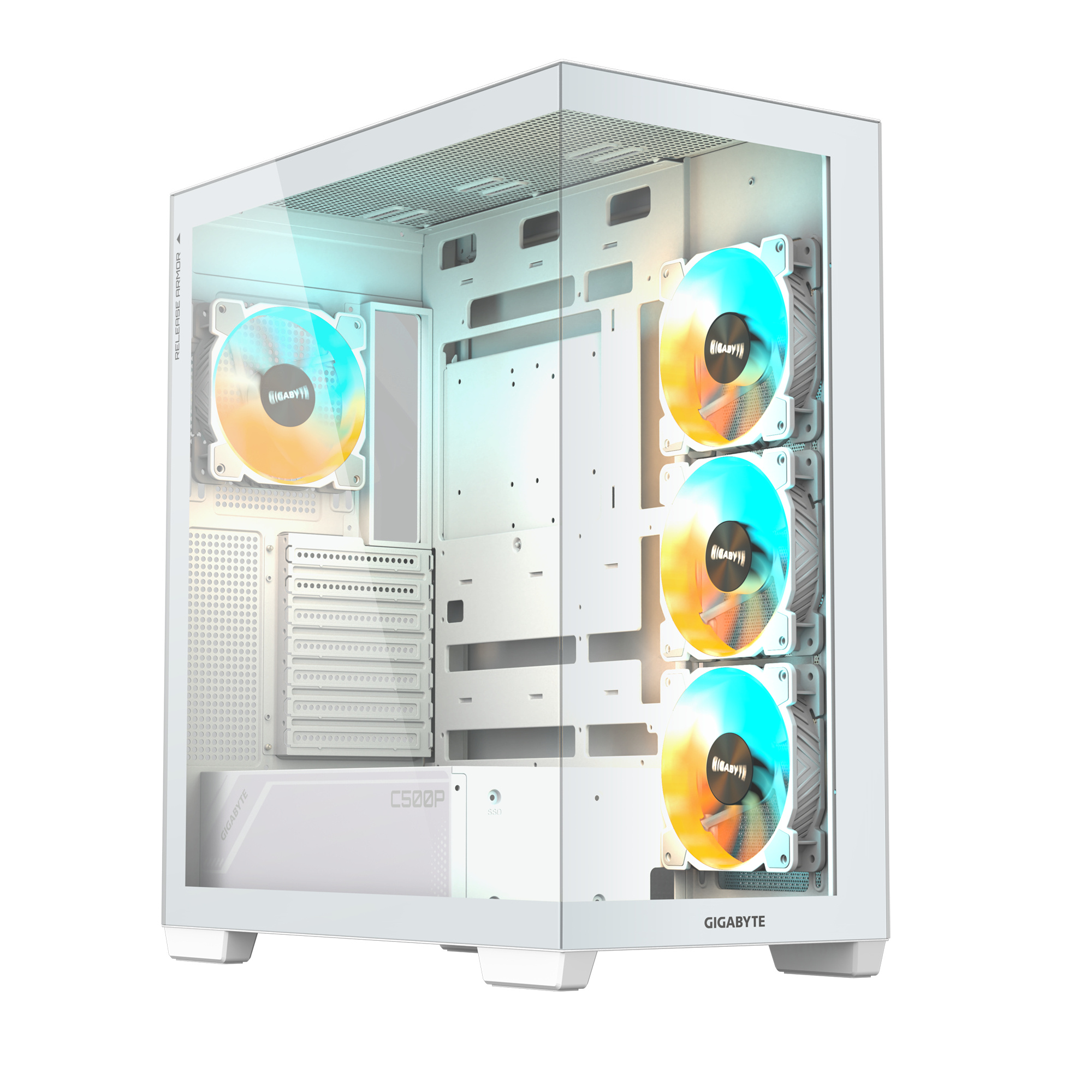 Gigabyte GIGABYTE C500 PANORAMIC STEALTH Midi Tower Wit