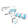 GIGABYTE EAGLE 360 ICE Processor Alles-in-één vloeistofkoeler 12 cm Wit 4 stuk(s)