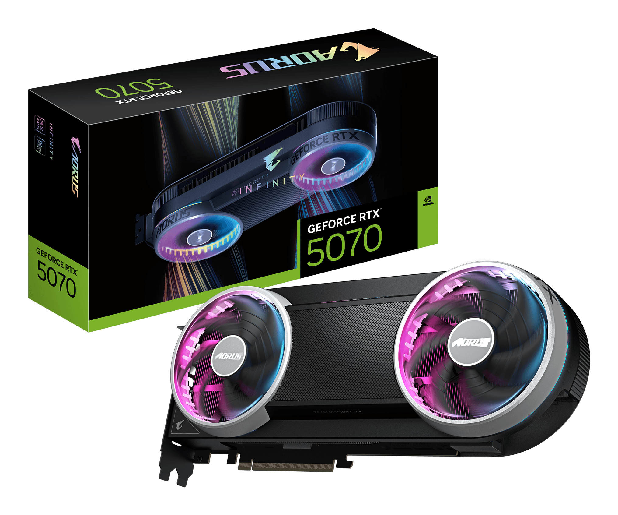 Gigabyte GIGABYTE AORUS GeForce RTX 5070 INFINITY 12G NVIDIA 12 GB GDDR7