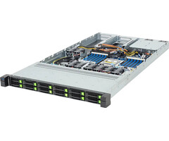 Gigabyte GIGABYTE R163-ZG2-AAJ2 Rev. 3.x AMD SoC Socket SP5 Rack (1U) Zwart, Staal