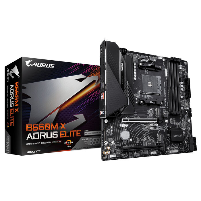 Gigabyte GIGABYTE B550M X AORUS ELITE Moederbord