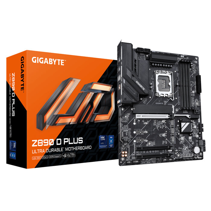 Gigabyte GIGABYTE Z890 D PLUS moederbord Intel Z890 LGA 1851 (Socket V1) ATX