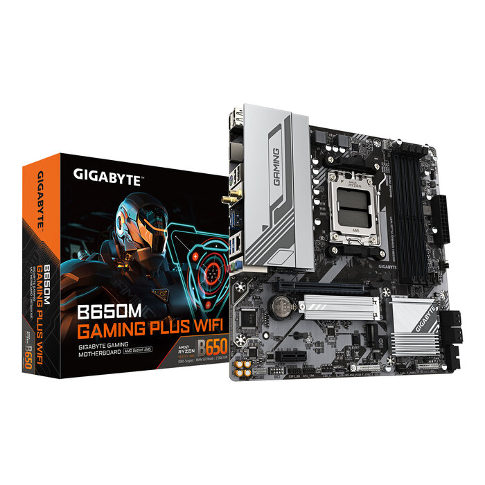Gigabyte GIGABYTE B650M GAMING PLUS WIFI AMD B650 Socket AM5 micro ATX