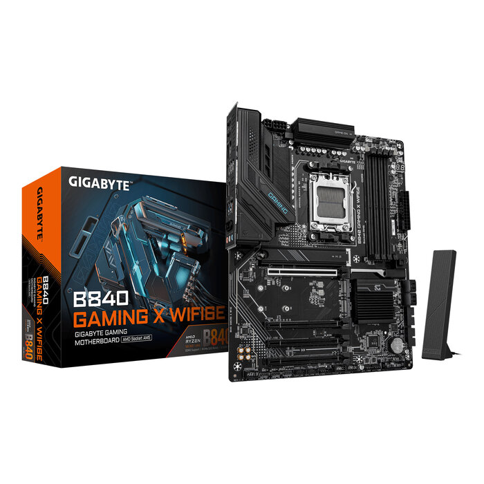 Gigabyte GIGABYTE B840 GAMING X WIFI6E AMD B840 Socket AM5 ATX