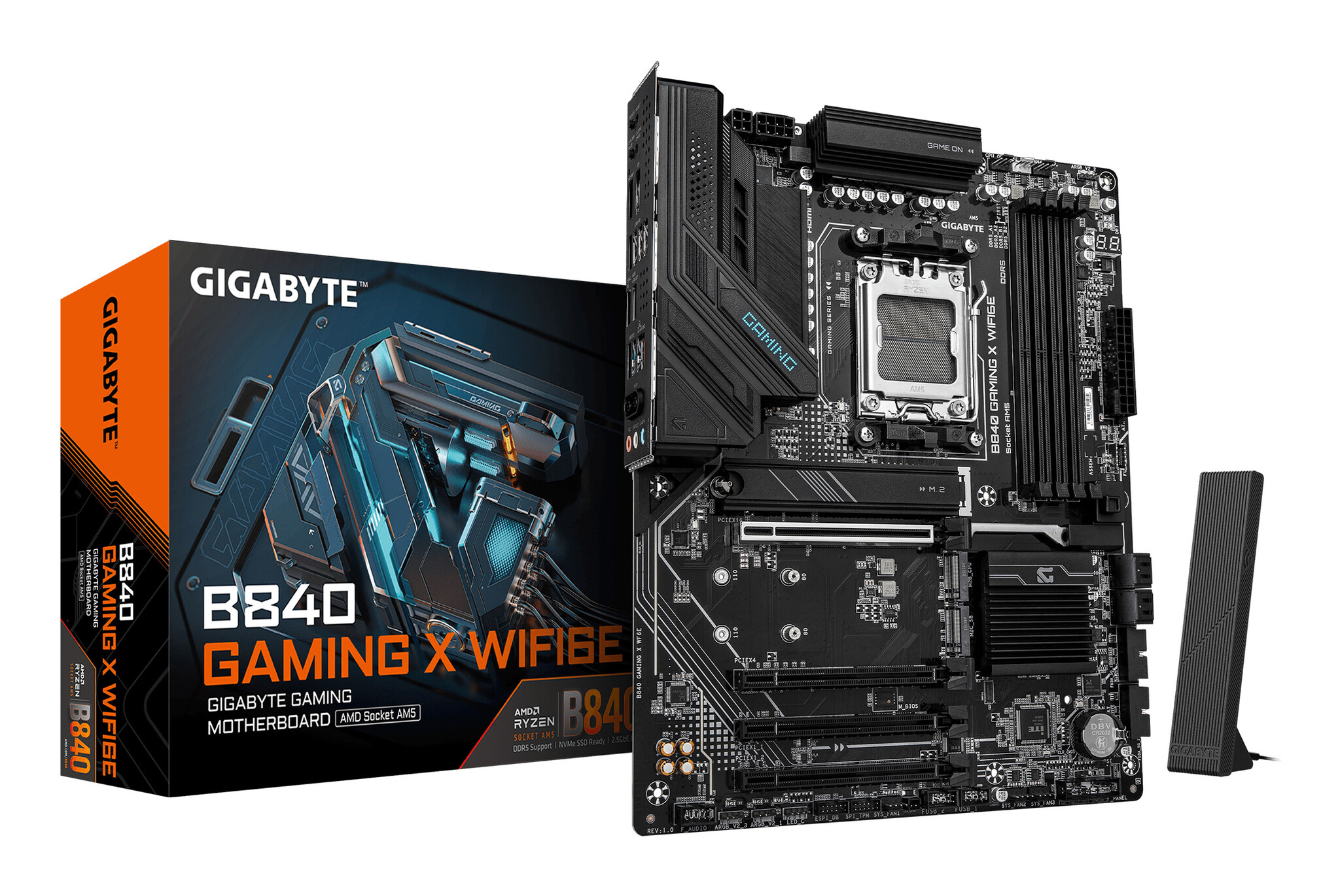 Gigabyte GIGABYTE B840 GAMING X WIFI6E AMD B840 Socket AM5 ATX